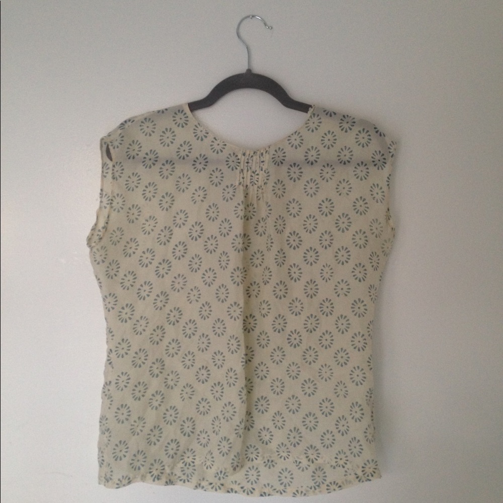 Vintage Blue Floral Shirt